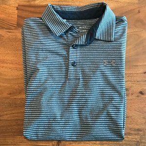 Under Armour Striped Performance Golf Polo
